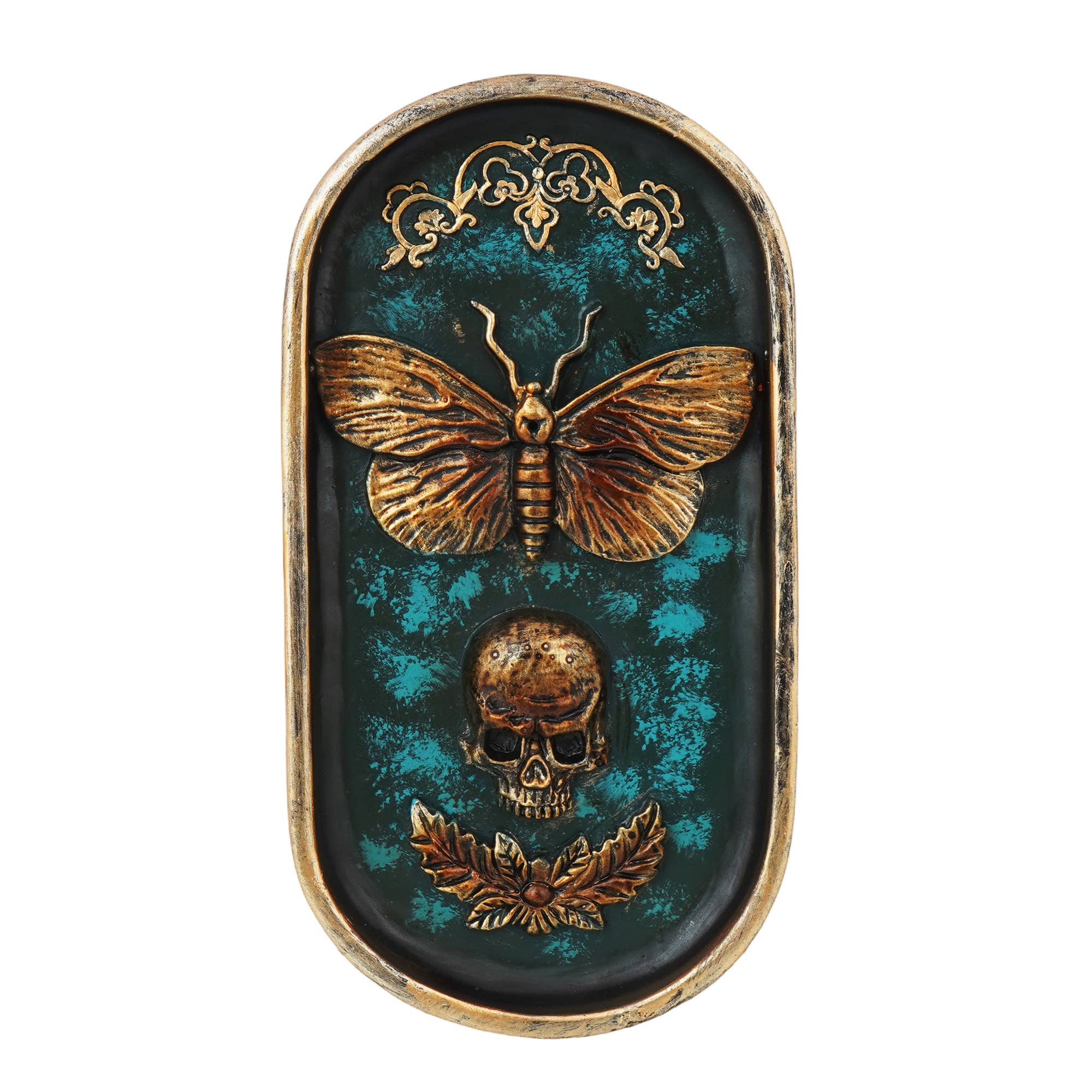 Moth/Skull Incense Burner - Spiral Circle