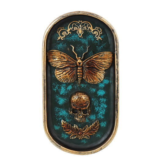 Moth/Skull Incense Burner - Spiral Circle