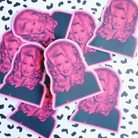 MULTI-COLORED DOLLY STICKER - Spiral Circle