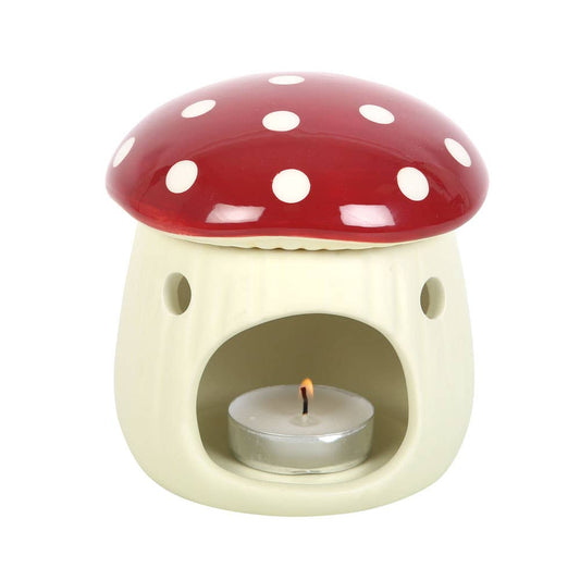 Mushroom Shaped Oil Burner - Spiral Circle