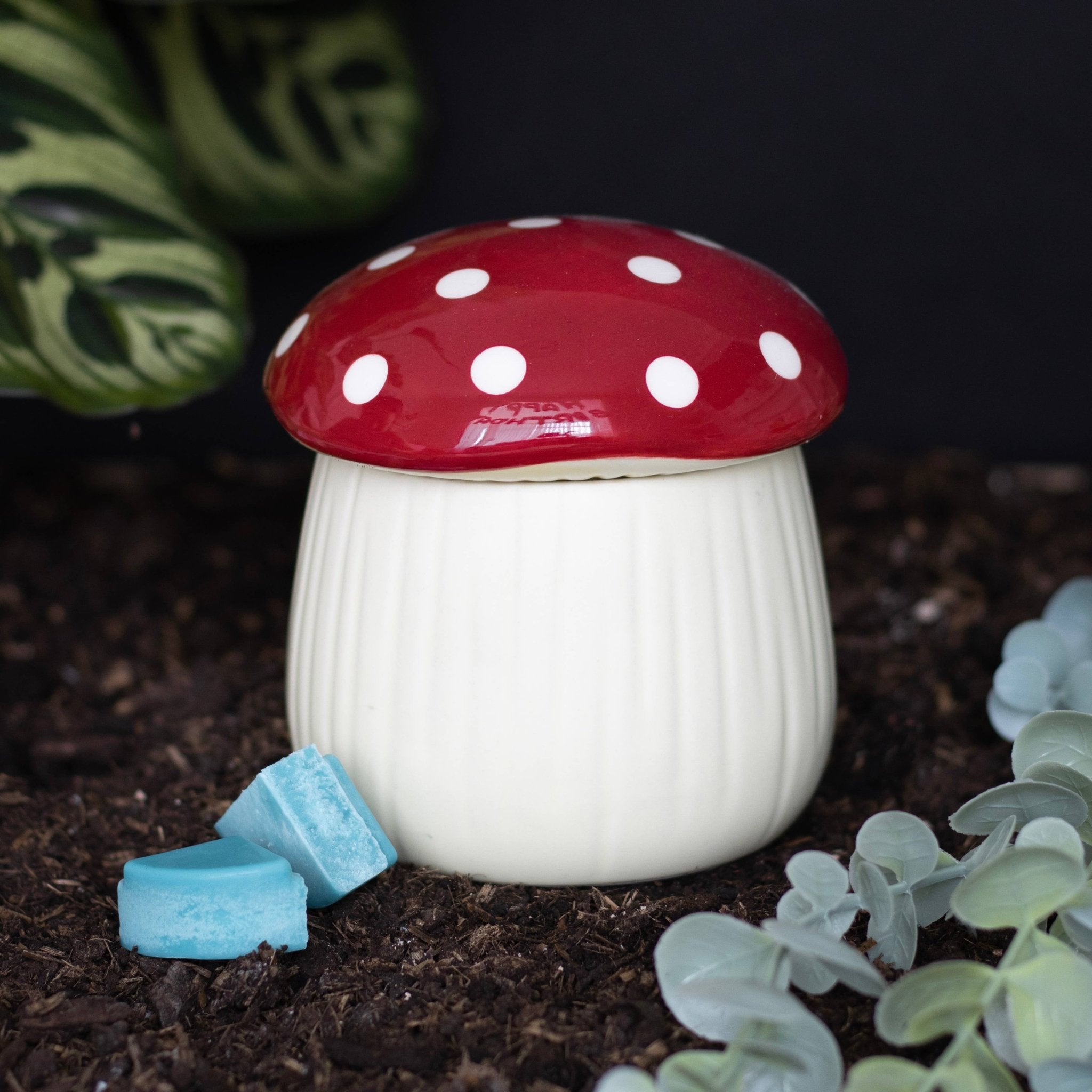 Mushroom Shaped Oil Burner - Spiral Circle