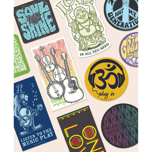Music Stickers | - Spiral Circle