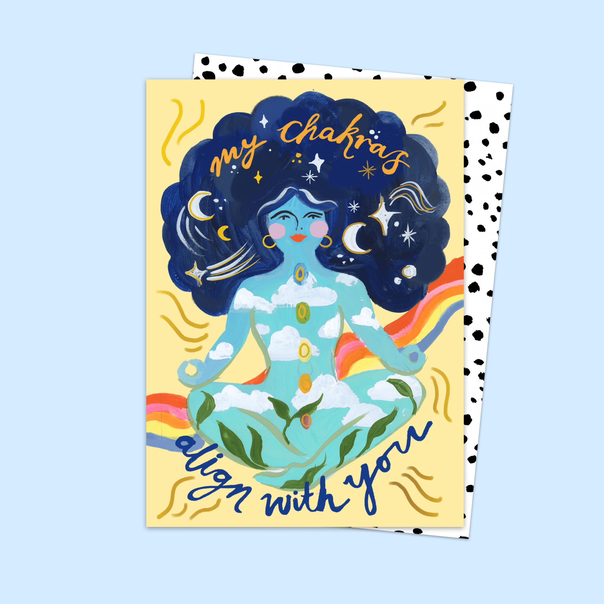 My Chakras Align With You Card - Spiral Circle