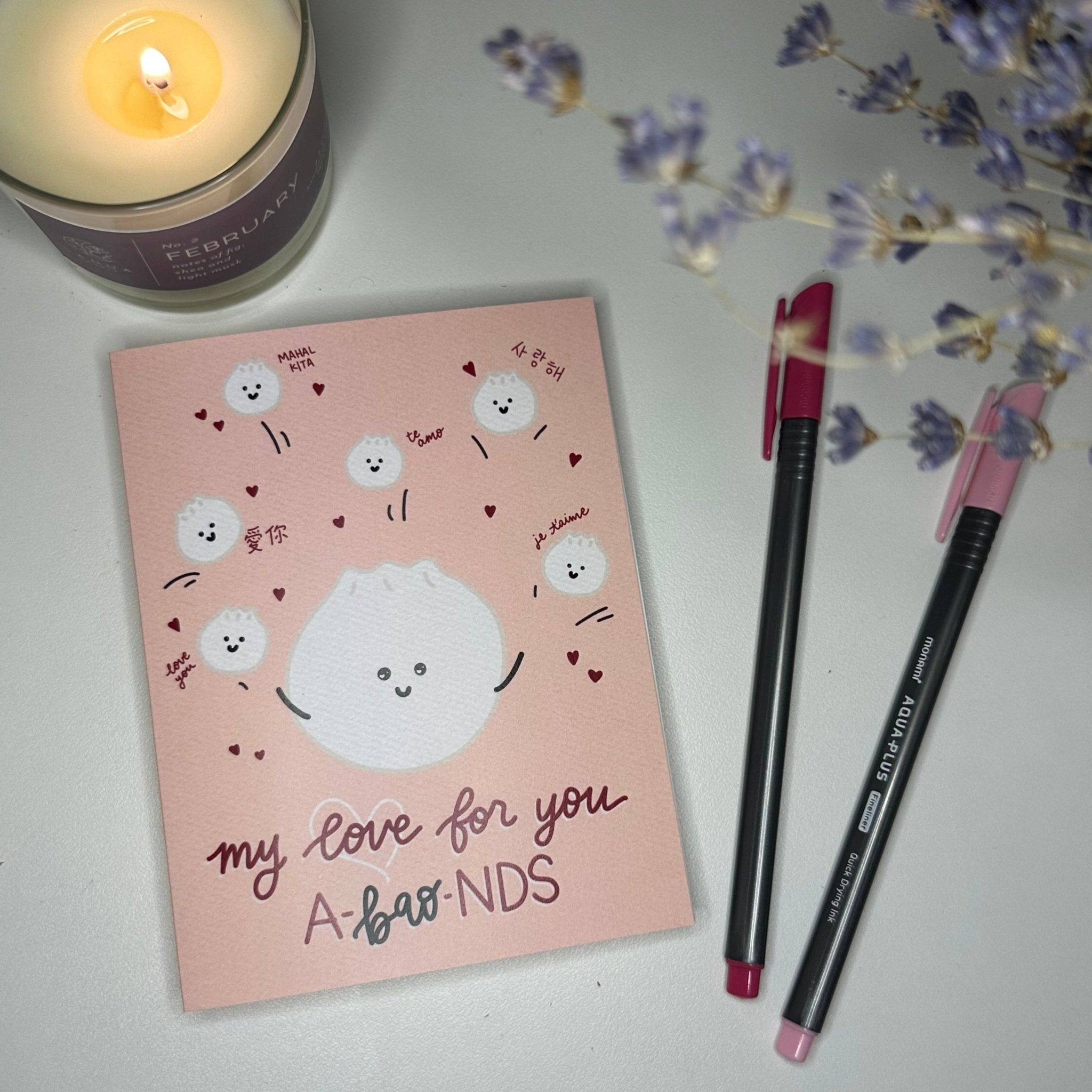 My Love for You A - BAO - nds Card - Spiral Circle