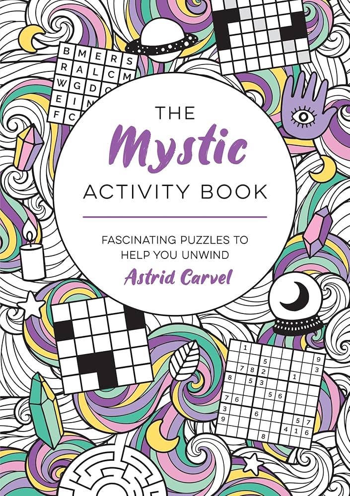 Mystic Activity Book: Fascinating Puzzles to Help You Unwind - Spiral Circle