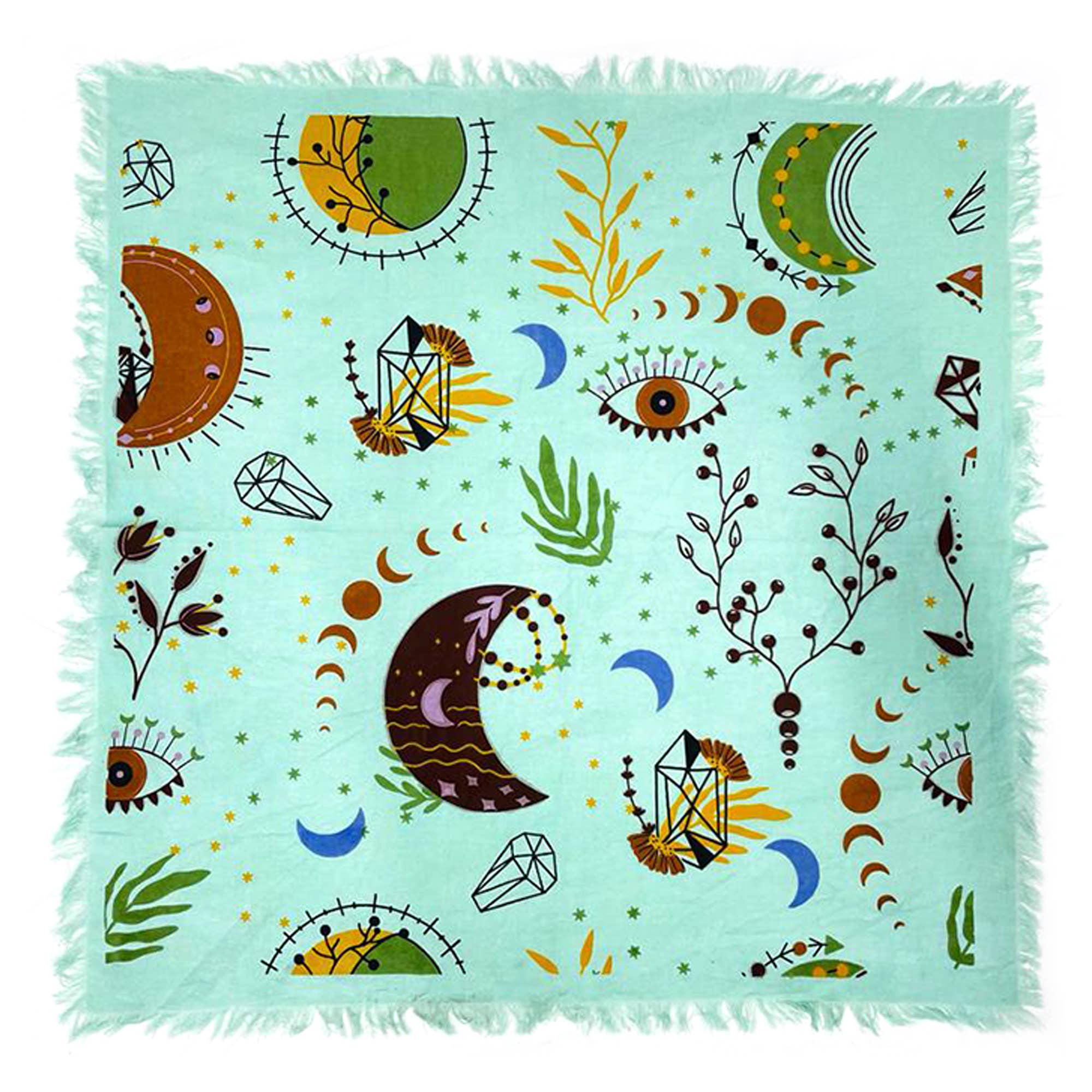 Mystic Eye Altar Cloth (24 x 24 in.) - Spiral Circle