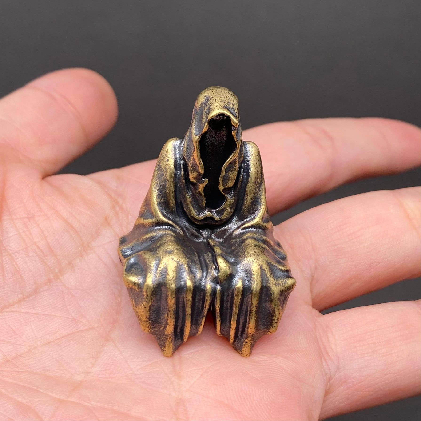 Mystic Mage | Brass Figurine - Spiral Circle