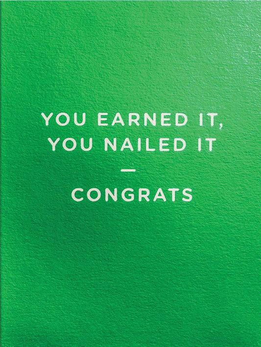 NAILED IT CONGRATS CARD - Spiral Circle