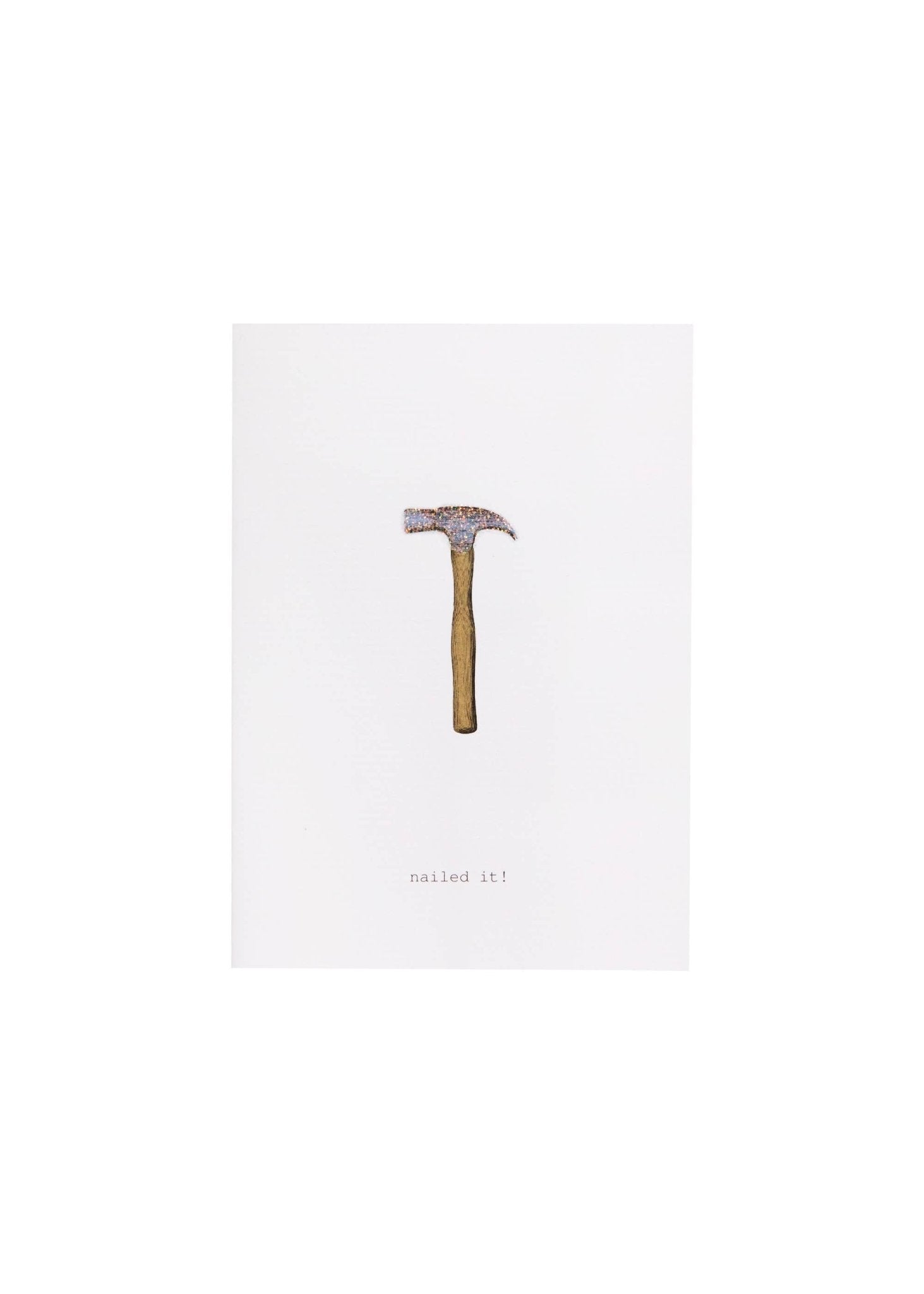 NAILED IT GREETING CARD - Spiral Circle