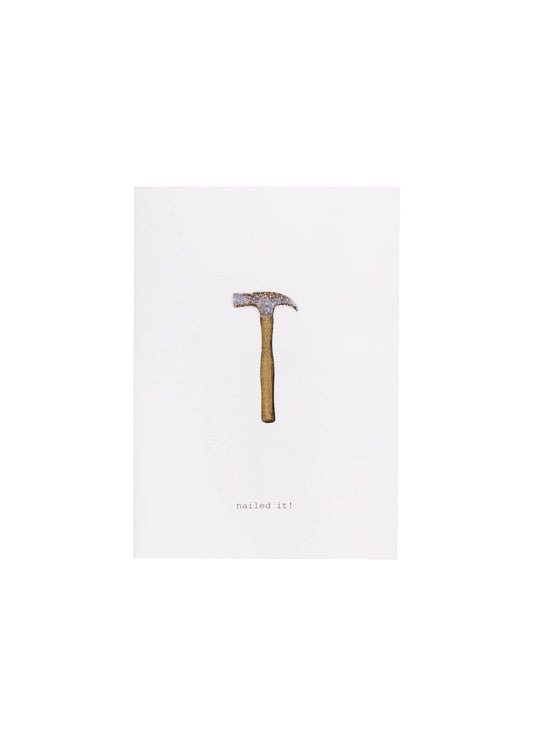NAILED IT GREETING CARD - Spiral Circle