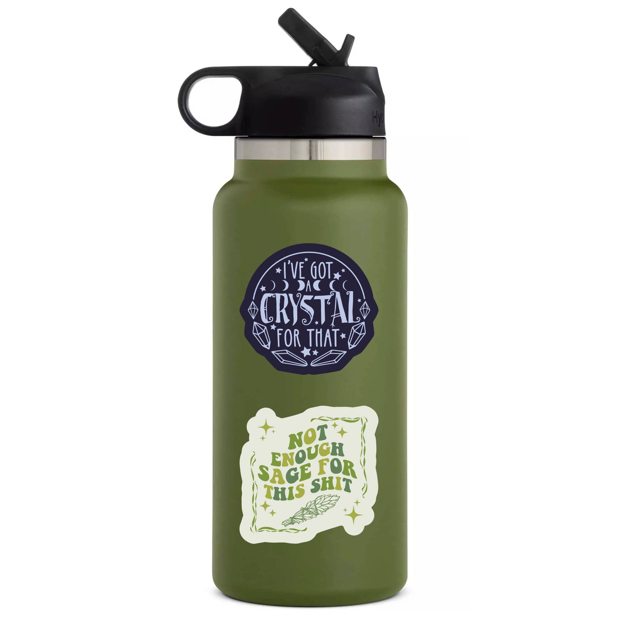 Not Enough Sage Sticker - Spiral Circle