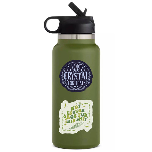 Not Enough Sage Sticker - Spiral Circle