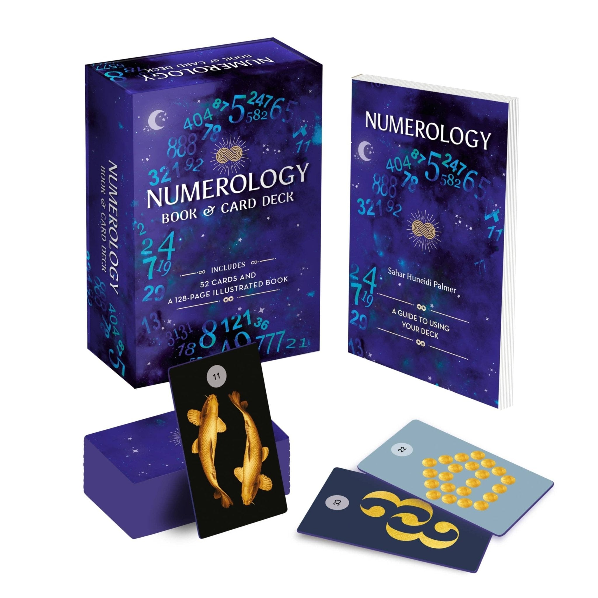 Numerology Book & Card Deck (Arcturus Oracle Kits) - Spiral Circle