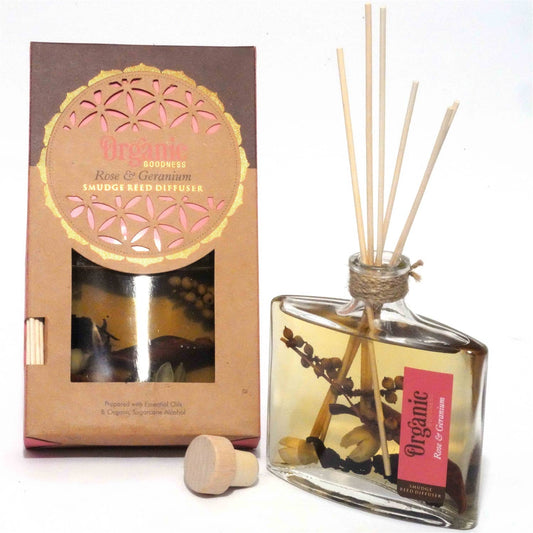 Organic Diffuser - Rose & Geranium - Spiral Circle