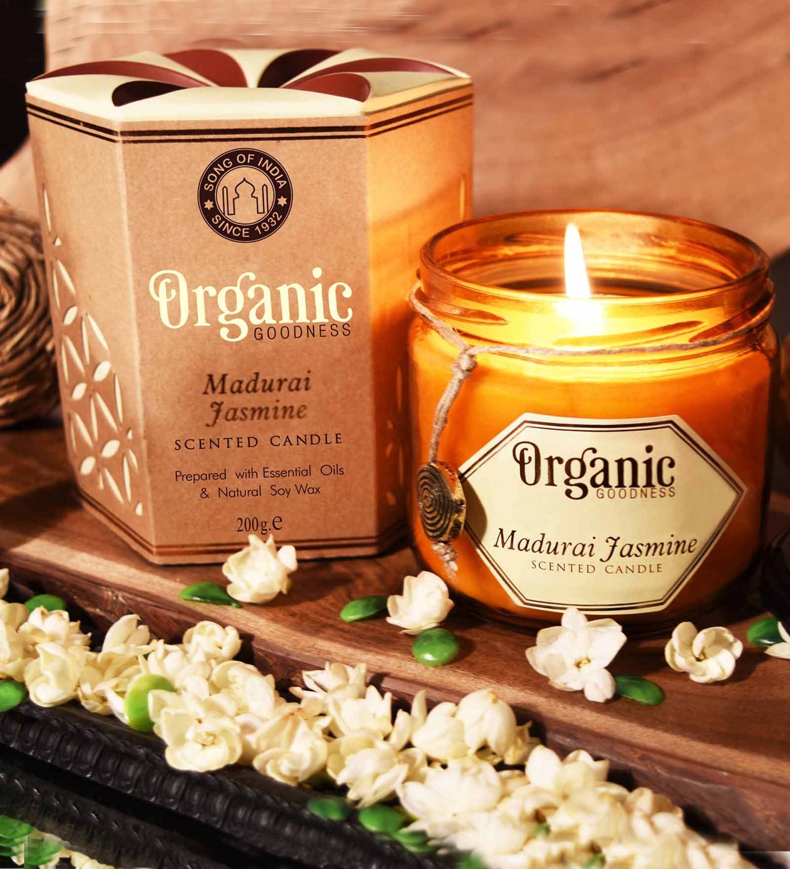 Organic Goodness Candle | Jasmine - Spiral Circle
