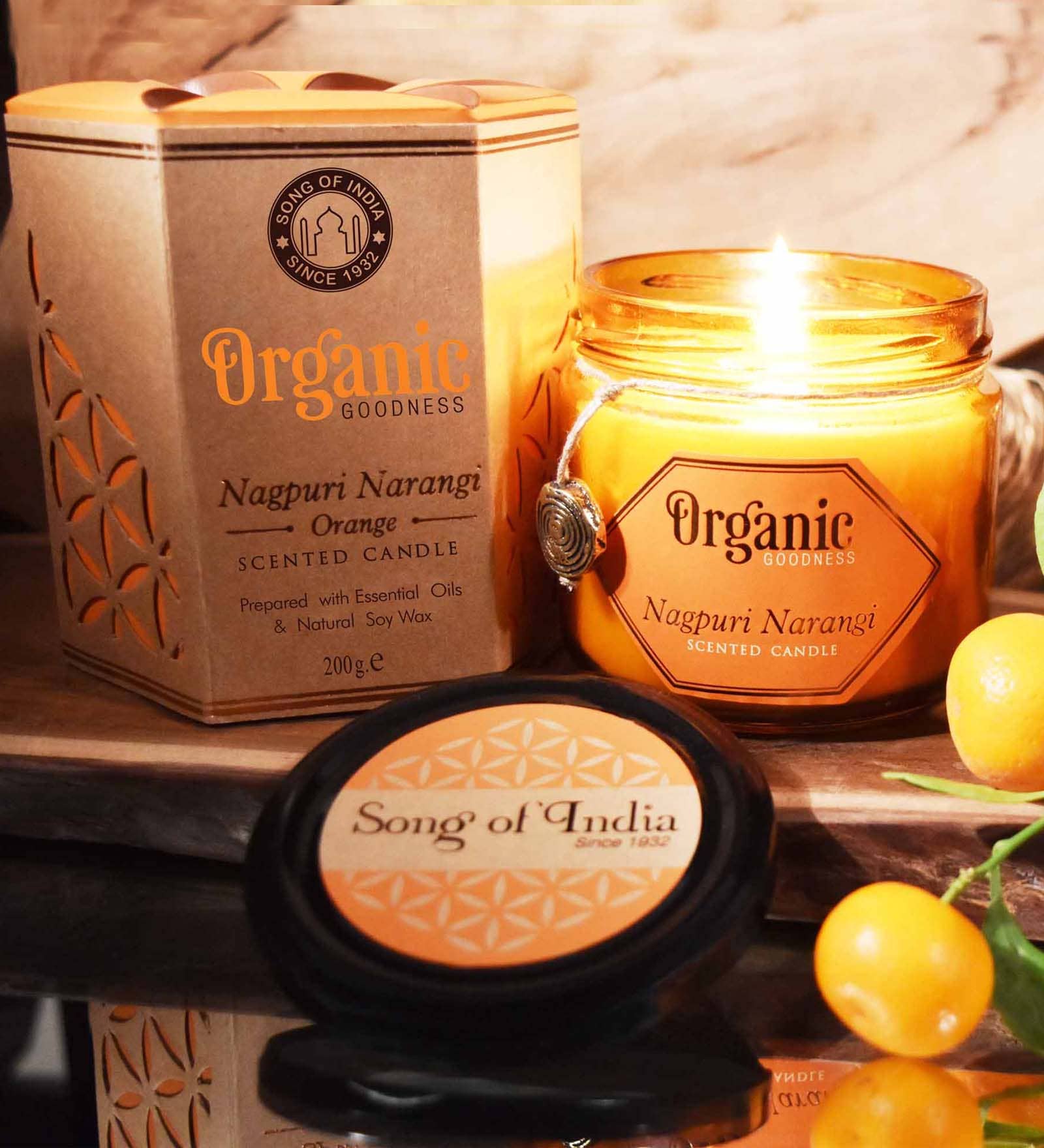 Organic Goodness Candle | Orange - Spiral Circle