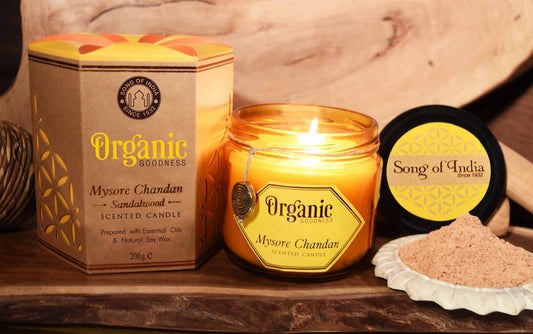 Organic Goodness Candle | Sandalwood - Spiral Circle
