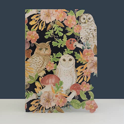 Original paper cut card - Spiral Circle