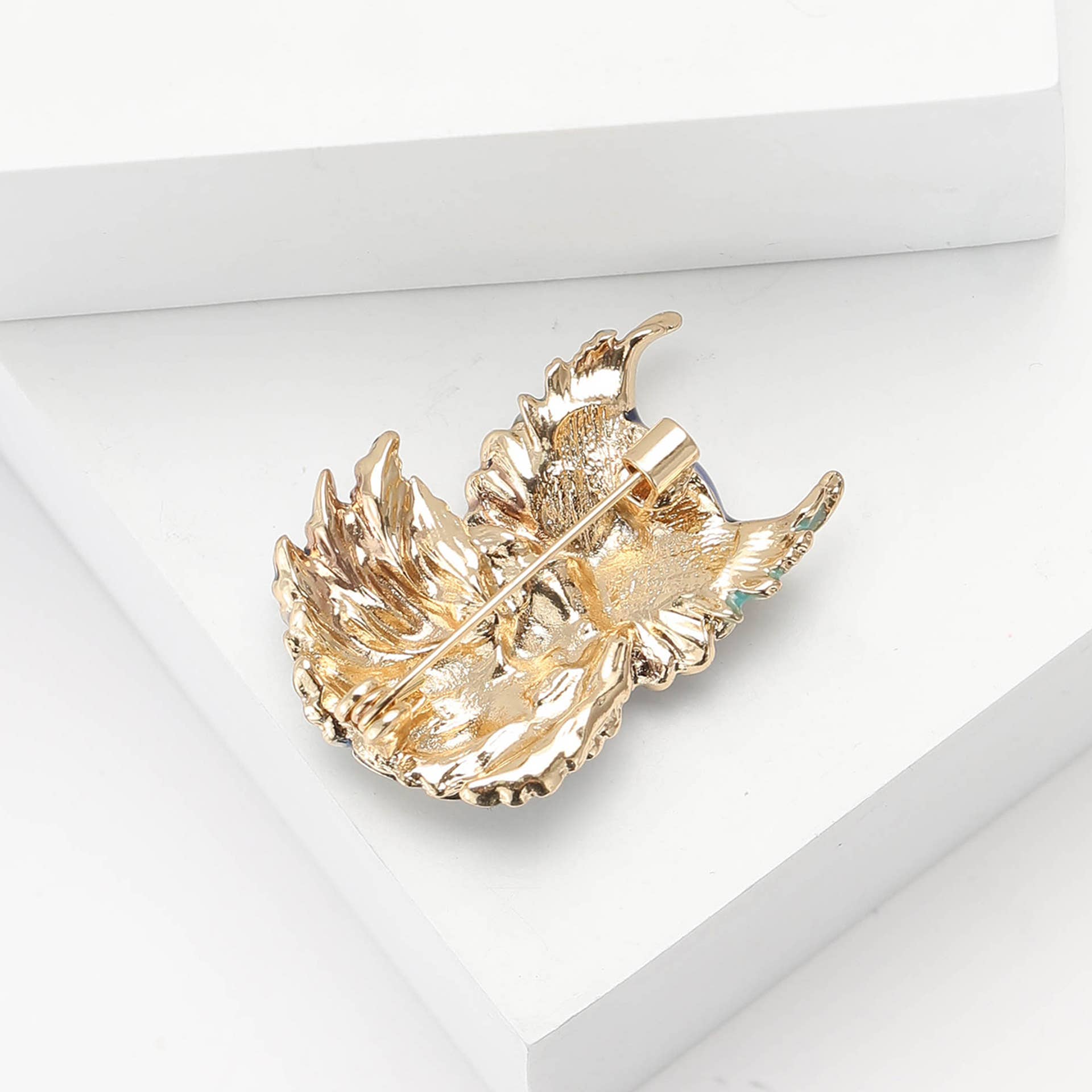 Owl Brooch - Spiral Circle