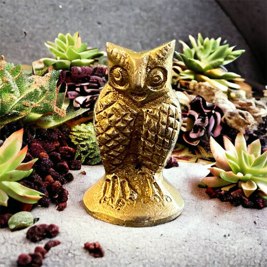 Owl Figurine - Great Gift! - Spiral Circle