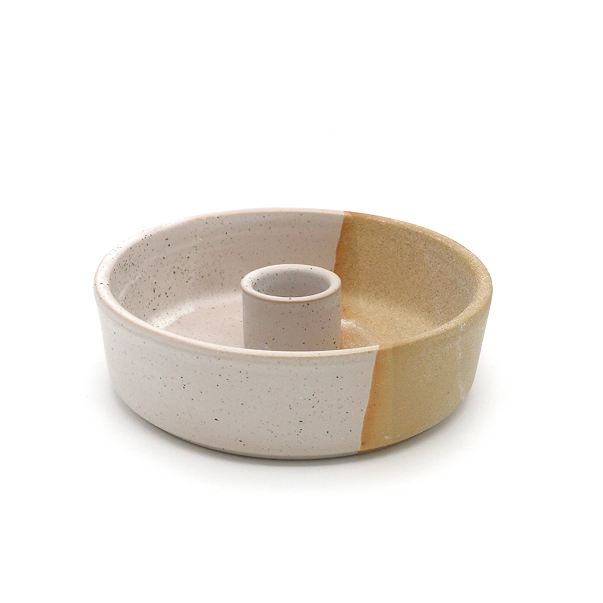 Palo Santo Burner (4 in.) - Beige - Spiral Circle