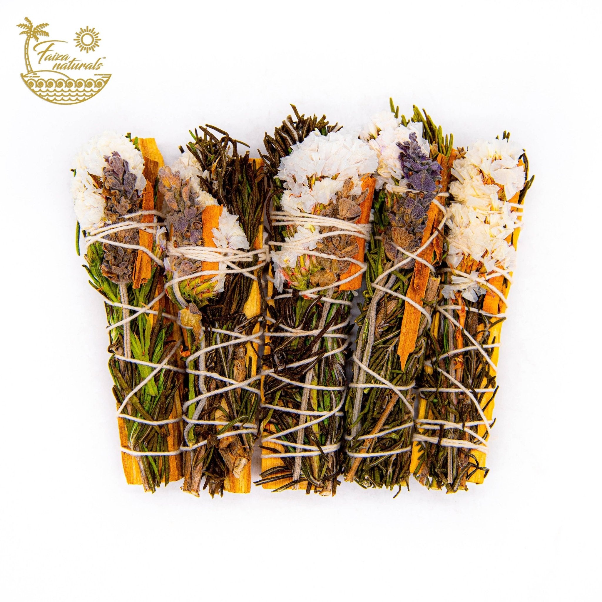 Palo Santo Floral Herb Smudge - Spiral Circle