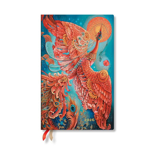 Paperblanks 2026 Firebird Maxi Horizontal Flexi 12M Plnr - Spiral Circle