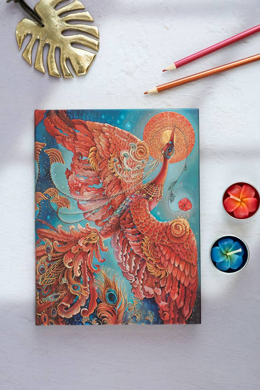 Paperblanks 2026 Firebird Maxi Horizontal Flexi 12M Plnr - Spiral Circle