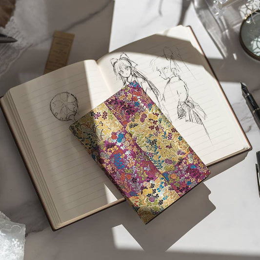 Paperblanks 2026 Kara - ori Pink Maxi Vertical HC 12M Plnr - Spiral Circle