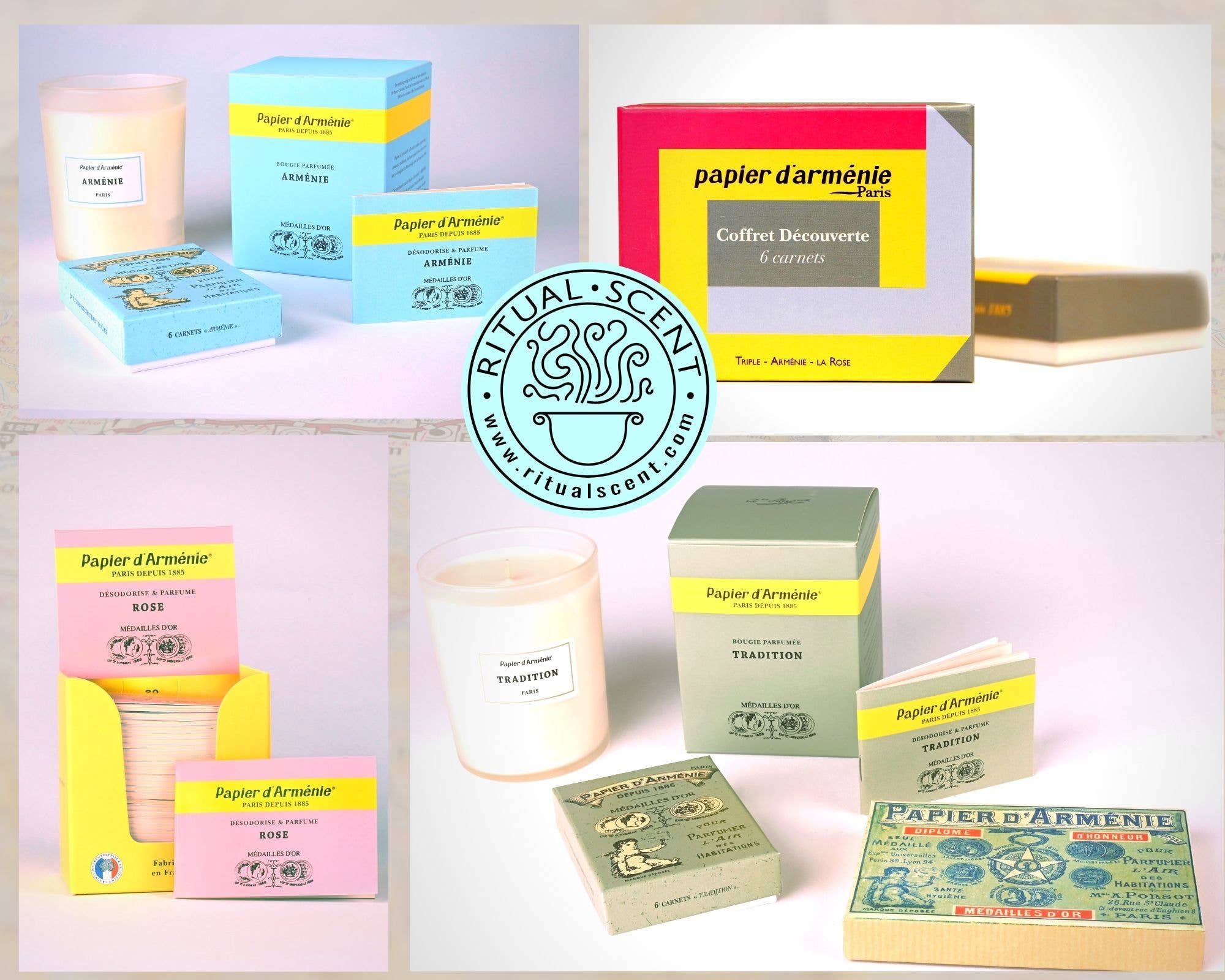 Papier d'Armenie "ARMÉNIE" Incense Paper Francis Kurkdjian - Spiral Circle