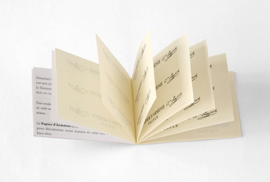 Papier d'Arménie French Incense paper booklets (darmenie) - Spiral Circle