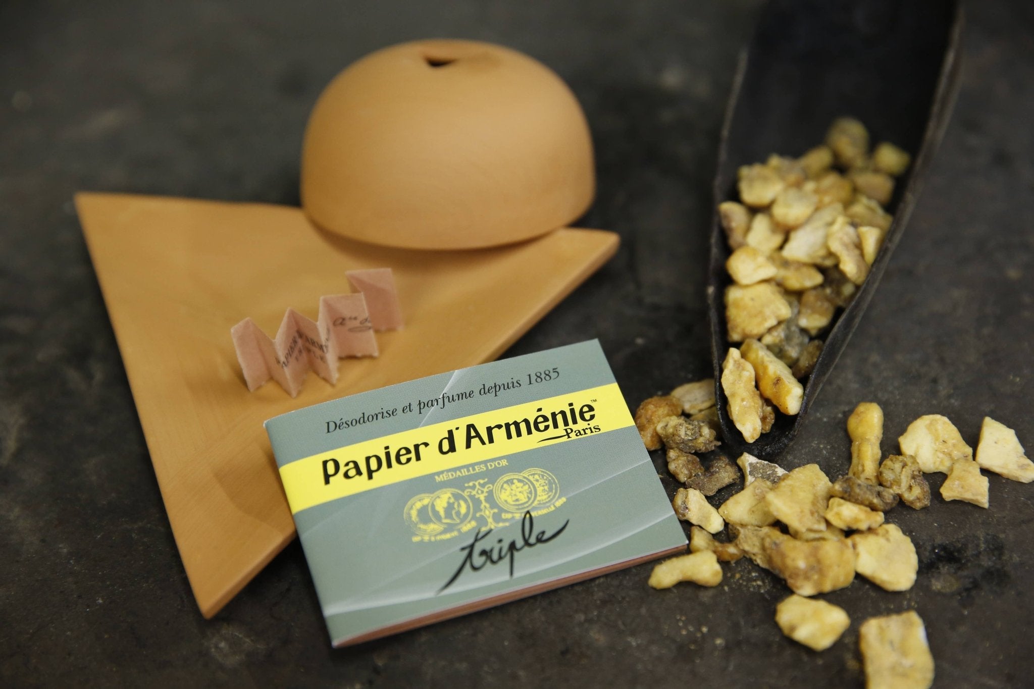 Papier d'Armenie "Tradition" French Incense Paper Booklet - Spiral Circle
