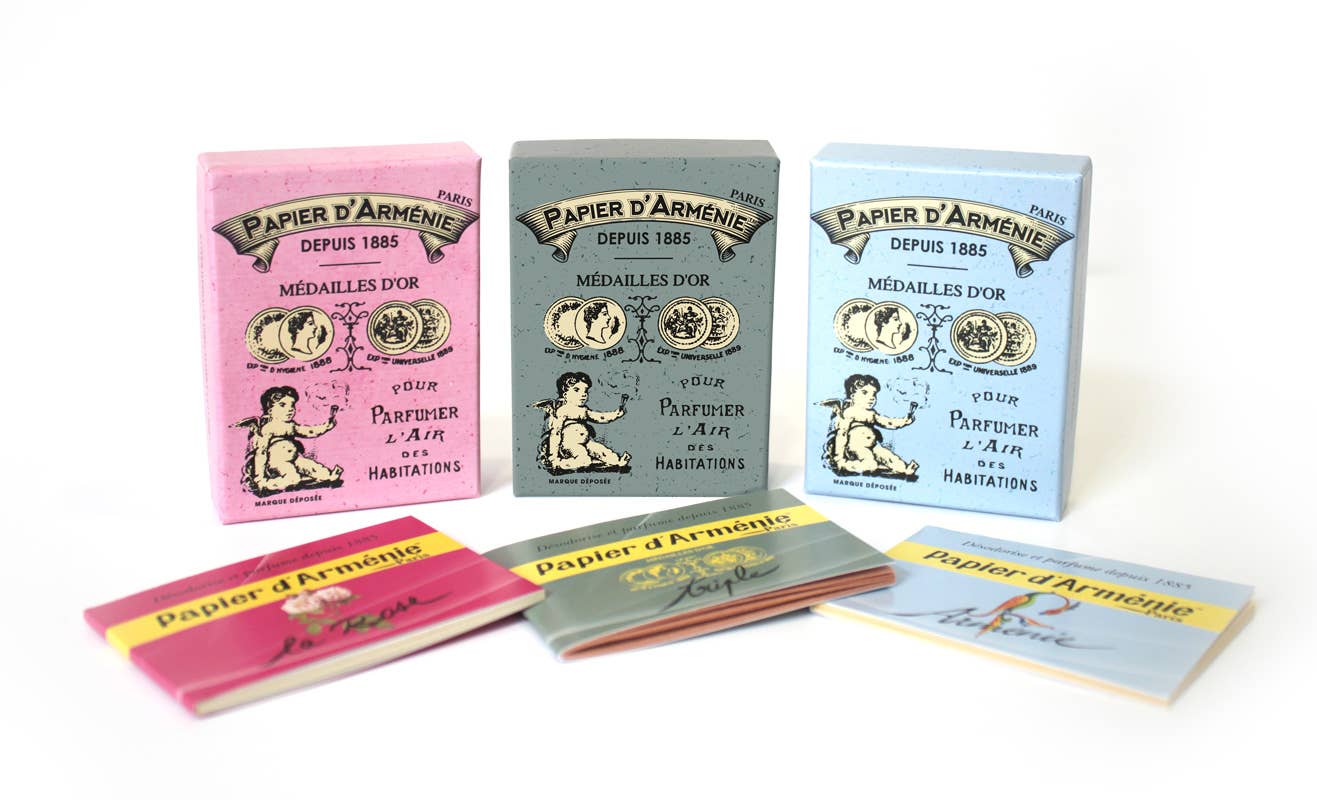Papier d'Armenie "Tradition" French Incense Paper Booklet - Spiral Circle