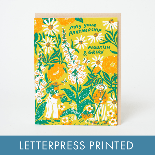 Partnership Congrats Greeting Card - Spiral Circle