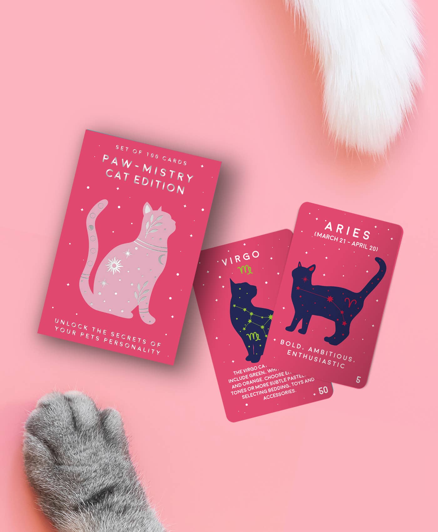 Paw - Mistry Cards: Cat Edition - Spiral Circle