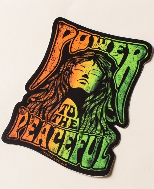 Peaceful Protest Stickers - Spiral Circle