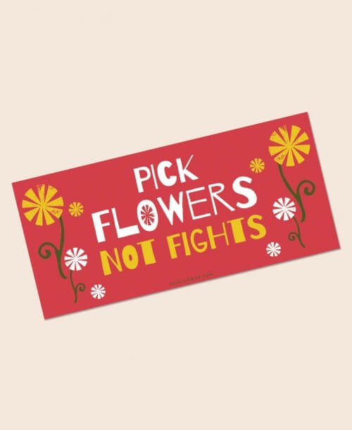 Peaceful Protest Stickers - Spiral Circle