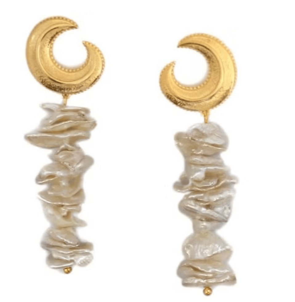  Pearls Earrings, Necklace Bracelet - Genuine Pearl - Spiral Circle