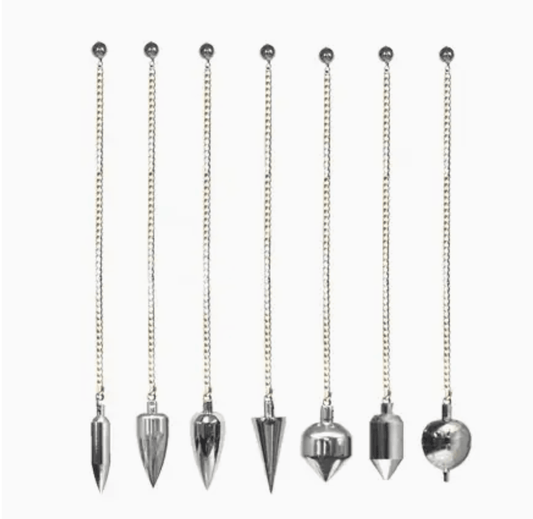 Pendulum | Silver | 3 - 4 cm | O - Spiral Circle