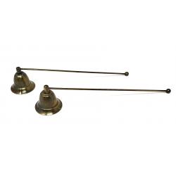 Pentagram Metal Candle Snuffer 10" - Spiral Circle
