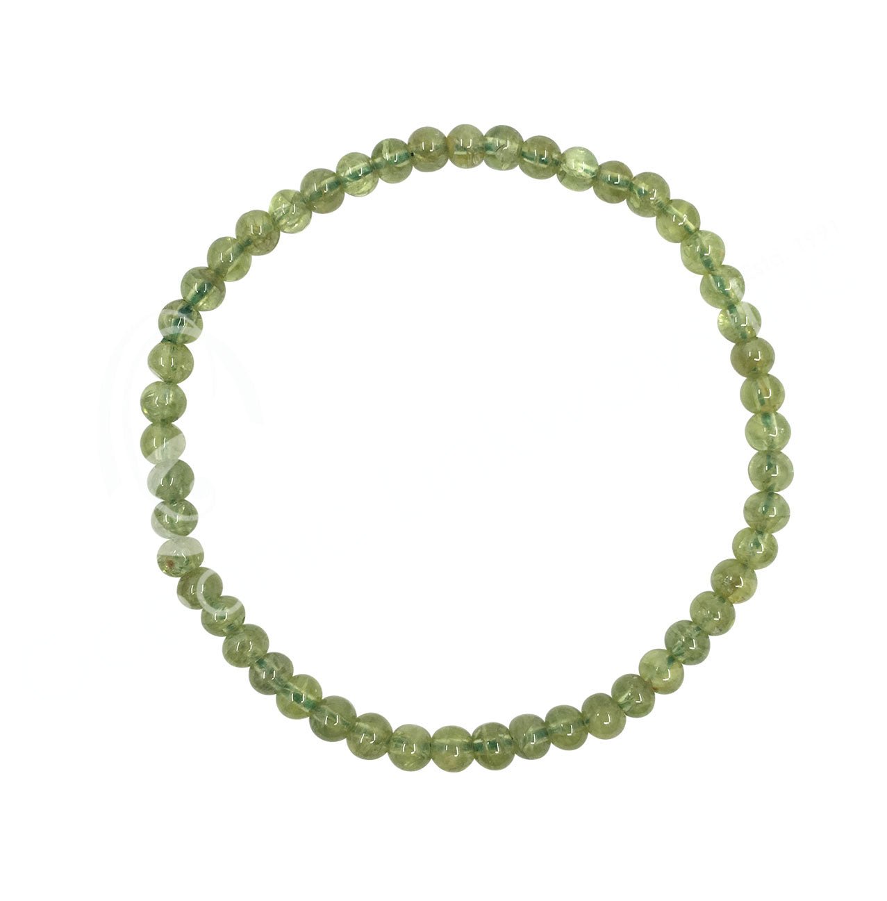 Peridot Bracelet | Renewal | 4mm - Spiral Circle