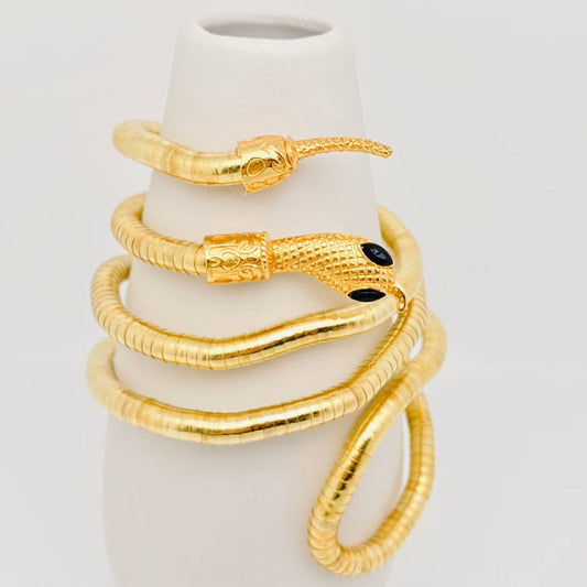 Personality Wrapped Snake Necklace | Bracelet - Spiral Circle