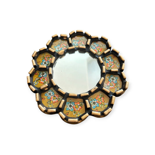 Peruvian Mirror | Handmade - Spiral Circle