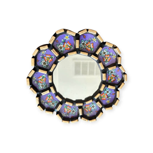 Peruvian Mirror | Handmade - Spiral Circle