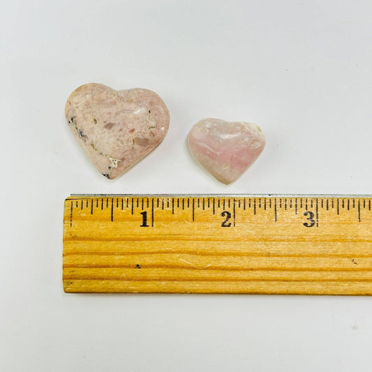 Pink Opal | Crystal Heart - Spiral Circle