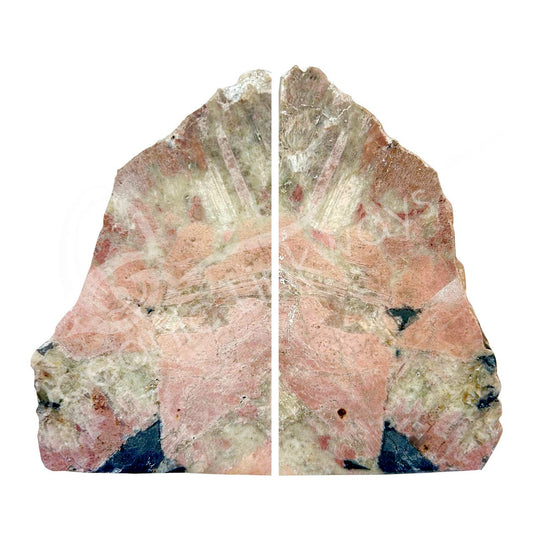 Pink Zebra Jasper | BookEnd Crystal | 5-6" - Spiral Circle