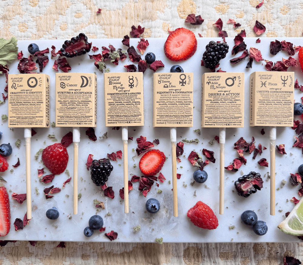Plants & Planets Lollipops - Spiral Circle
