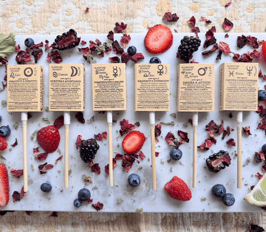 Plants & Planets Lollipops - Spiral Circle