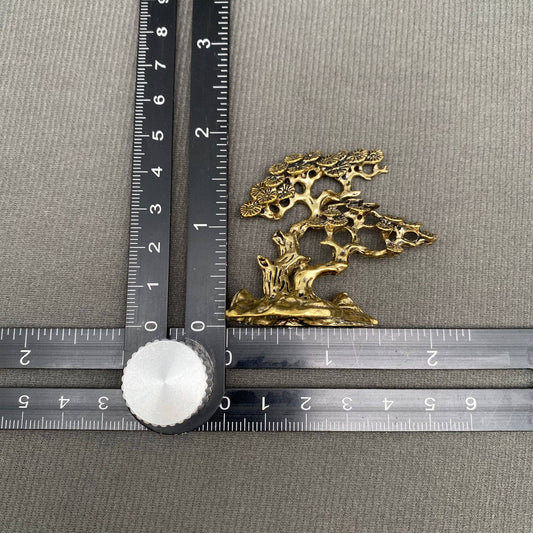 Plum Blossom Tree | Brass Figurine - Spiral Circle