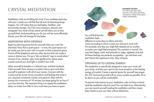 Pocket Crystal Healer - Spiral Circle